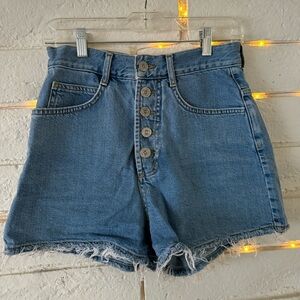 BDG Button-Fly High-Rise Denim Shorts - 28